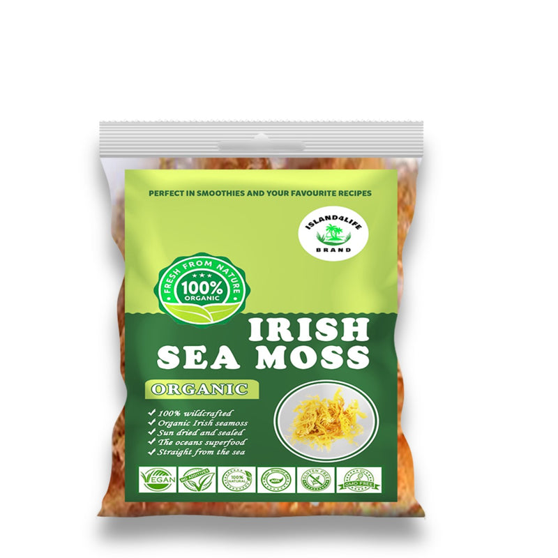 High Quality Natural Gold Dried Irish Sea Moss 1lb